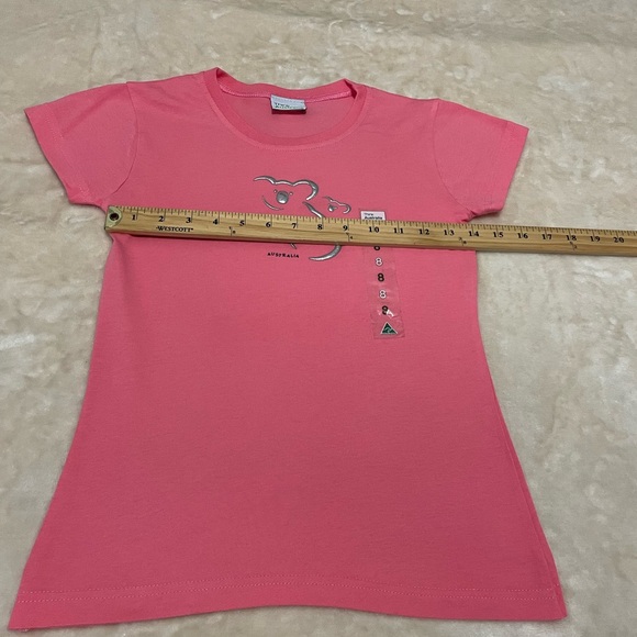 Think Australia Pink Girl’s Koala Print T-Shirt Size:8 (NWT) - Picture 5 of 5